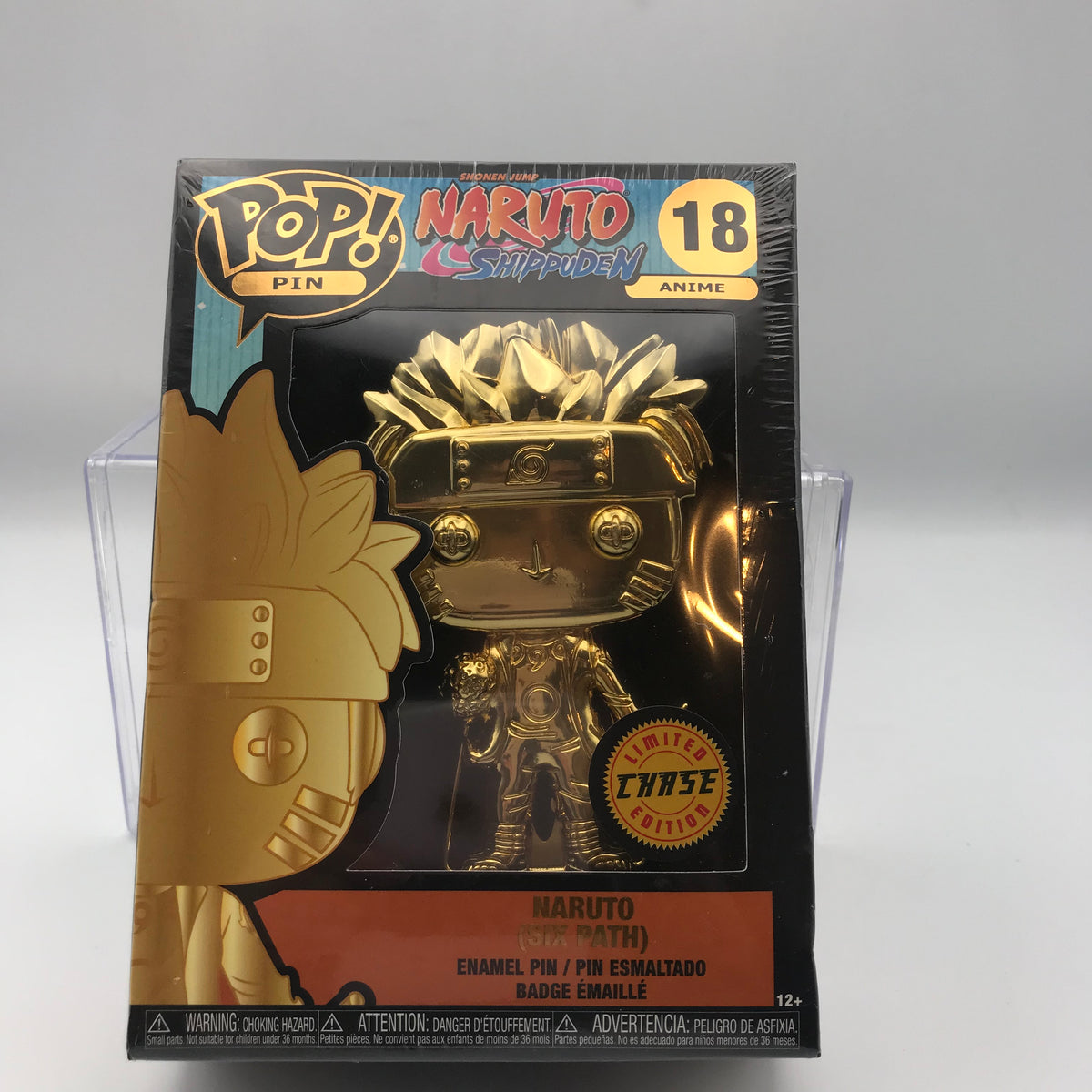 Funko Pop Pin Naruto (Six Path) #18 Gold Enamel Pin Anime – Simply Pop