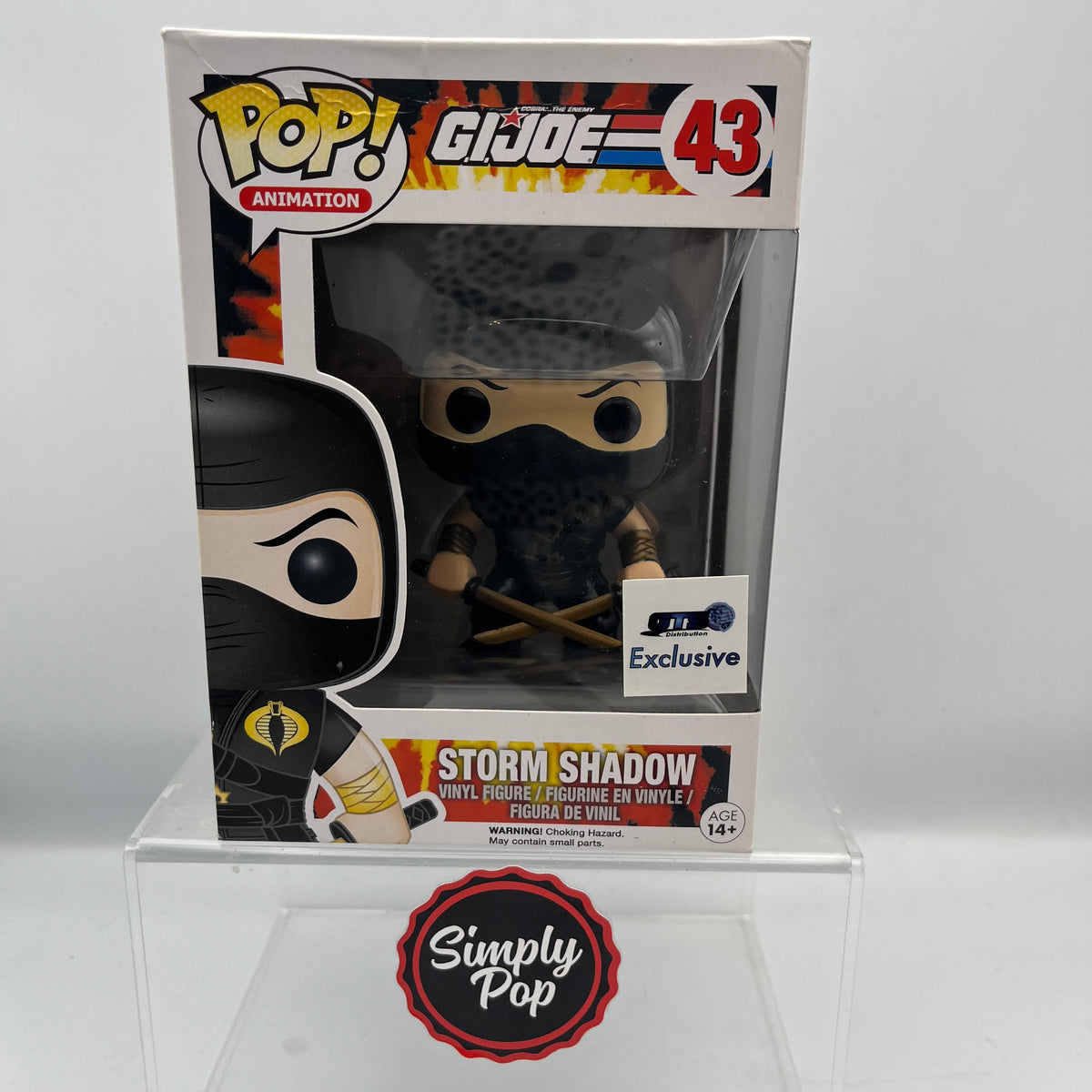 Funko Pop Storm Shadow G.I.Joe lot of 4 Funko Pop Storm Shadow G.I.Joe lot of 4