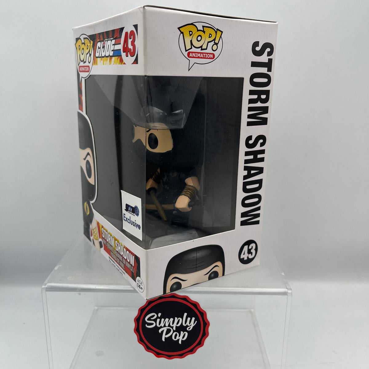 Funko Pop Storm Shadow Ninja-Ku #43 GTS Distribution Exclusive