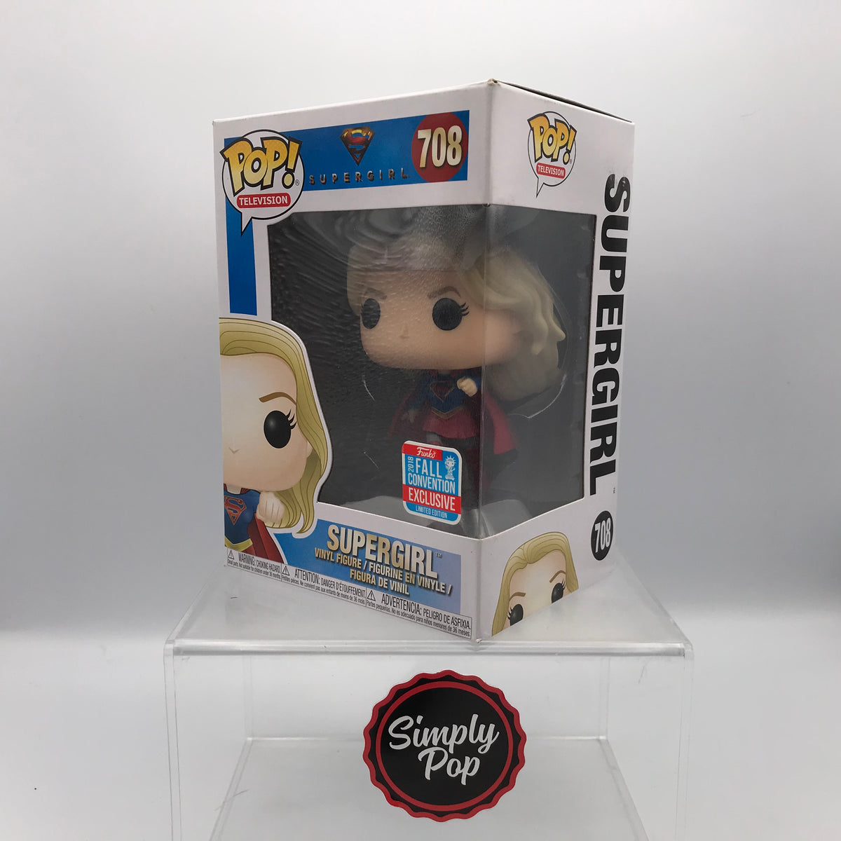 Funko Pop Supergirl Flying #708 2018 NYCC New York Fall Convention
