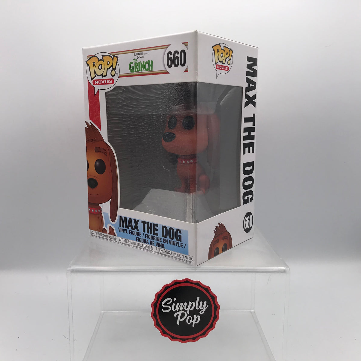 Funko Pop Max The Dog #660 The Grinch Movies