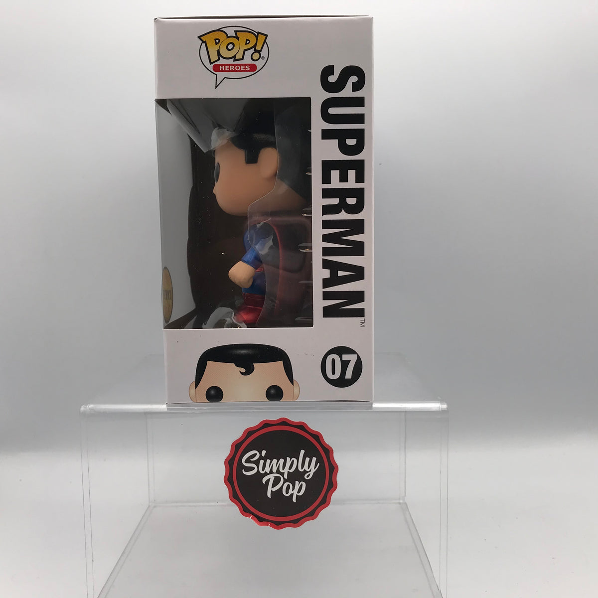 Funko Pop Superman Classic #07 Limited Edition Chase Vaulted Grail DC