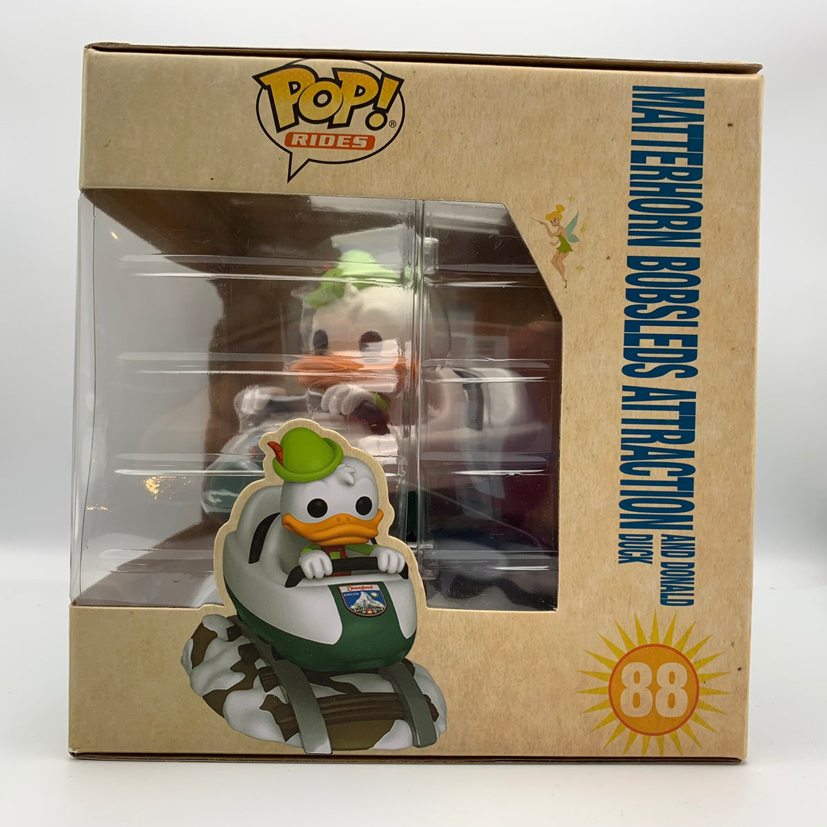 Funko Pop Matterhorn Bobsleds Attraction And Donald Duck #88 Rides Dis