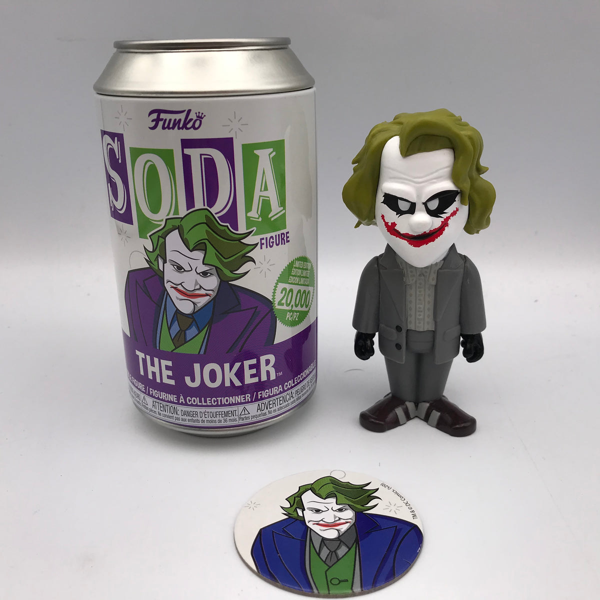 Funko Pop Soda The Joker 2008 Bank Robber Limited Edition Chase 3000 p