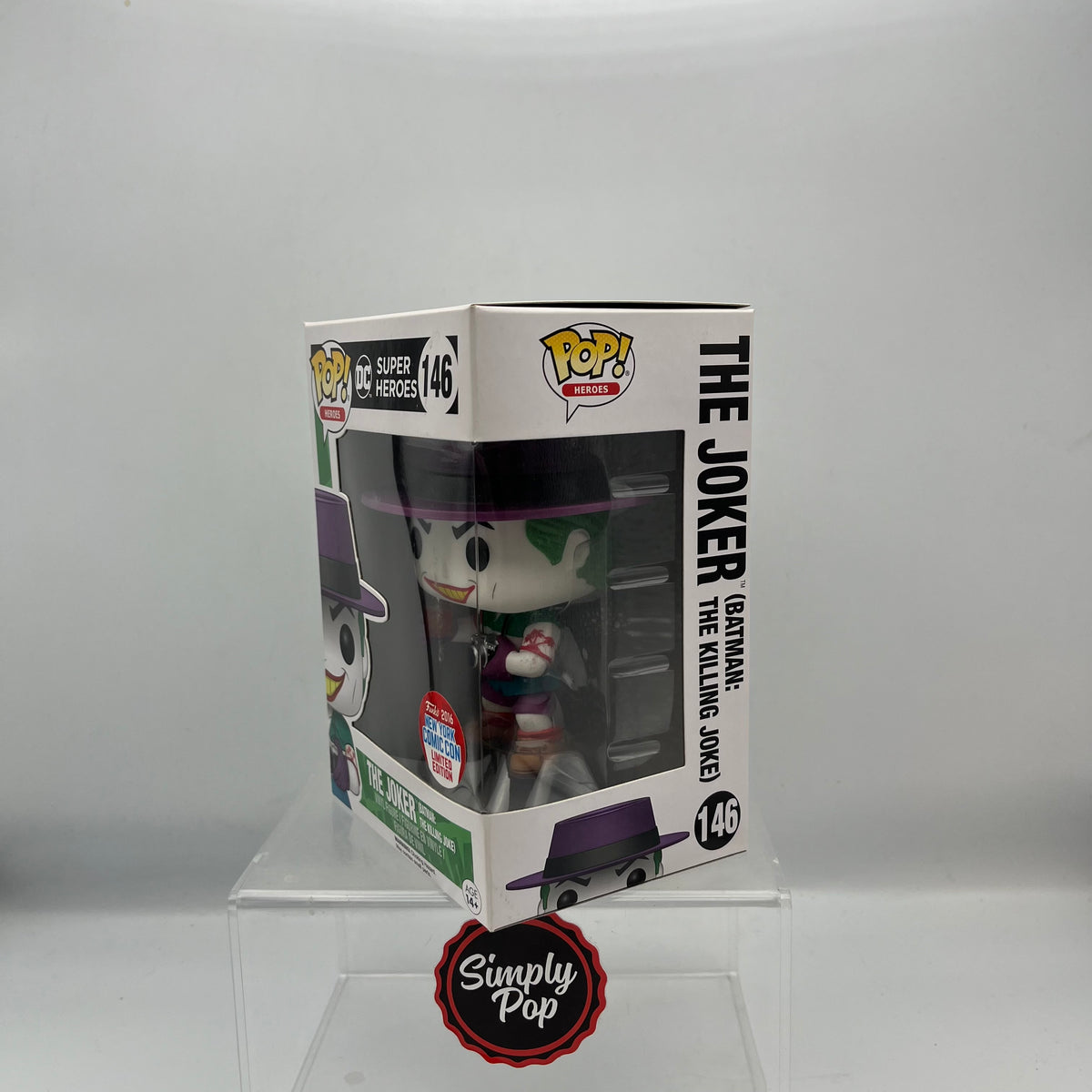 Funko Pop! Heroes DC Super Heroes The Joker (Batman:The Killing Joke) NYCC  Figure #146 - US