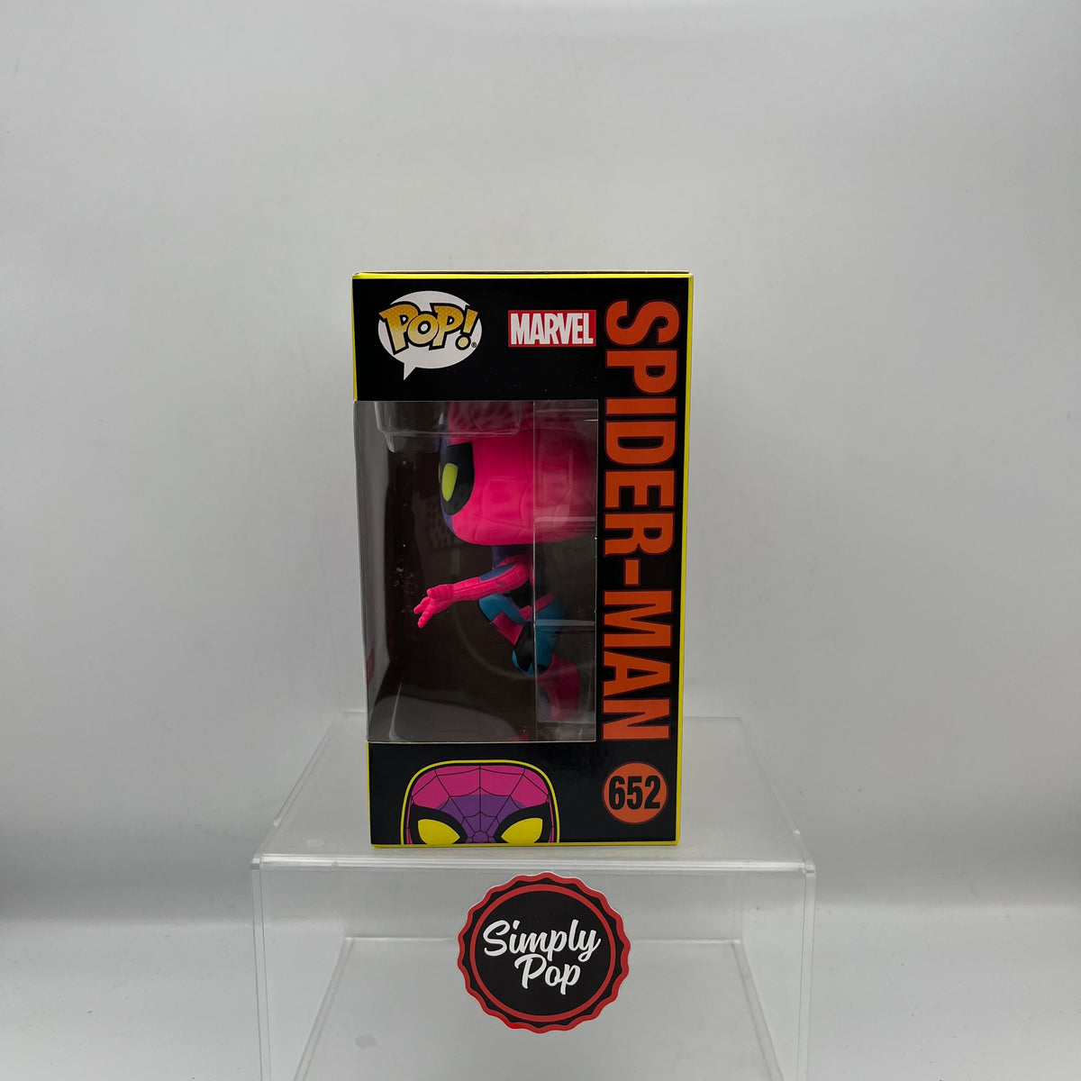 Funko offers Pop Blacklight Spider-Man Target Exclusive