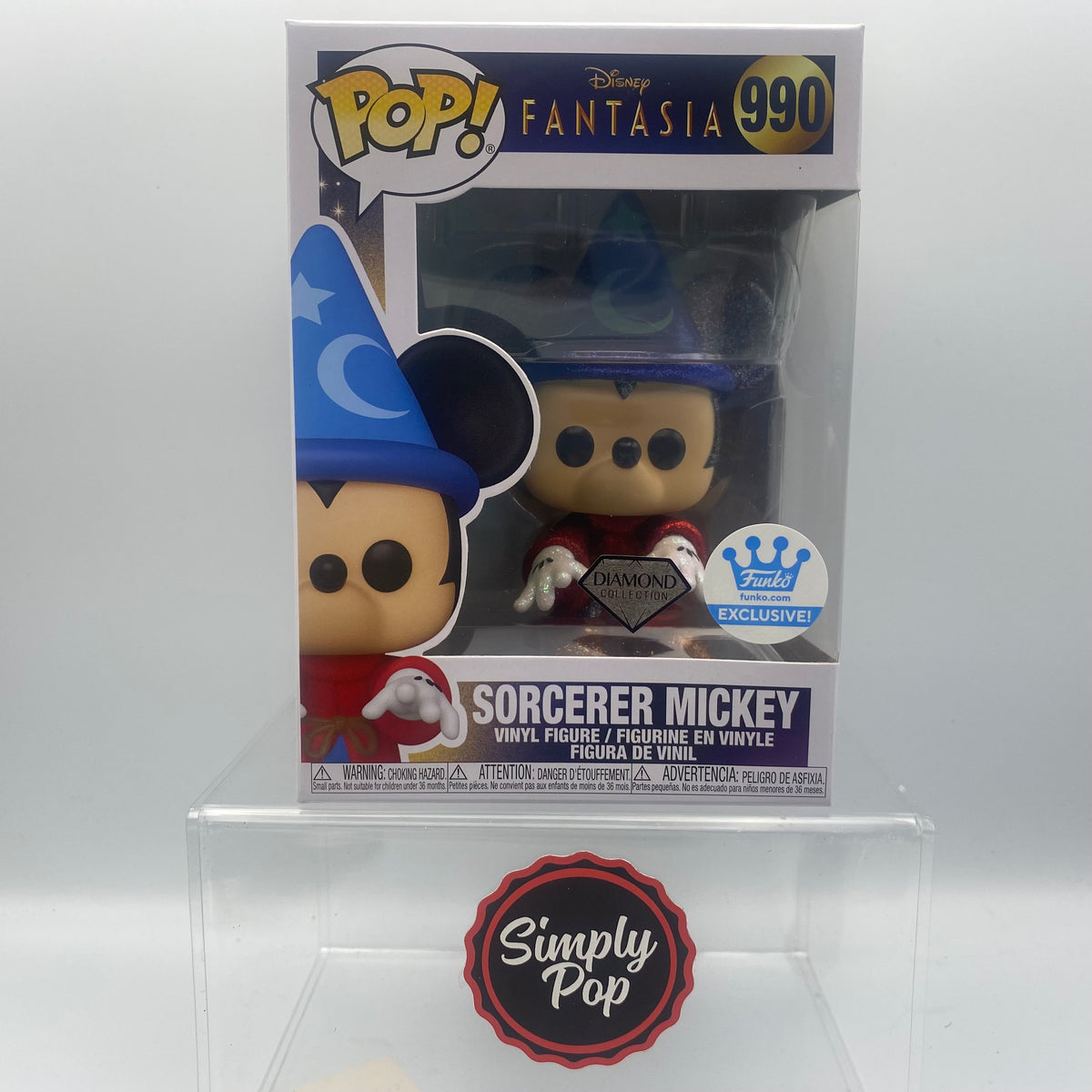 Funko Pop Sorcerer Mickey #990 Diamond Collection Shop