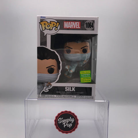 Funko Pop Silk Jumping #1064 Marvel 2022 SDCC Summer Convention Exclusive Limited Edition