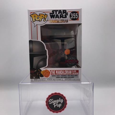 Funko Pop The Mandalorian Flame Throwing #355 Special Edition Star Wars