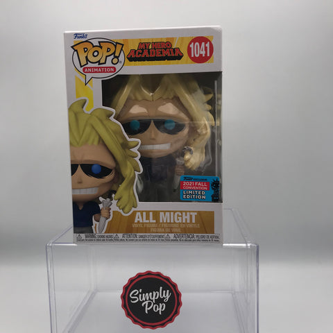 Funko Pop All Might #1041 2021 NYCC Comic Con Fall Convention Exclusive My Hero Academia