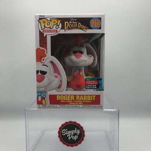 Funko Pop Roger Rabbit With Kisses #1270 2022 Fall Convention Exclusive Disney