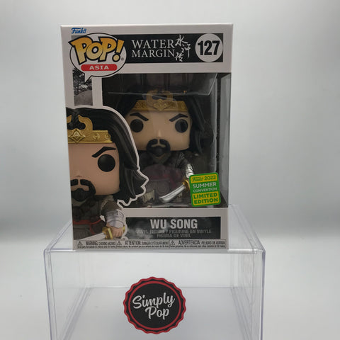 Funko Pop Wu Song #127 Water Margin Asia 2022 Summer Convention Limited Edition