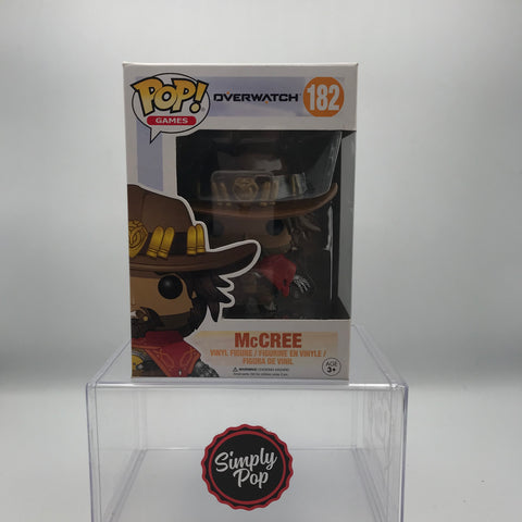 Funko Pop McCree #182 Games Overwatch Vaulted