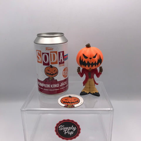 Funko Pop Soda Pumpkin King Jack The Nightmare Before Christmas NYCC Exclusive