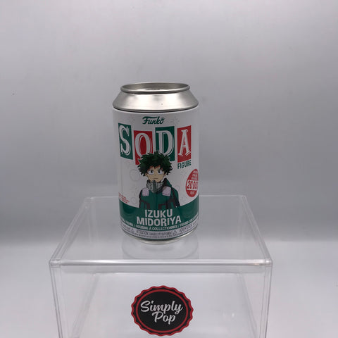 Funko Pop Soda Izuku Midoriya Chase Glow In the Dark GITD Animation My Hero Academia