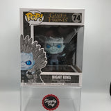 Funko Pop Night King #75 Iron Throne Game Of Thrones 6 Inch Super Sized