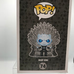 Funko Pop Night King #75 Iron Throne Game Of Thrones 6 Inch Super Sized