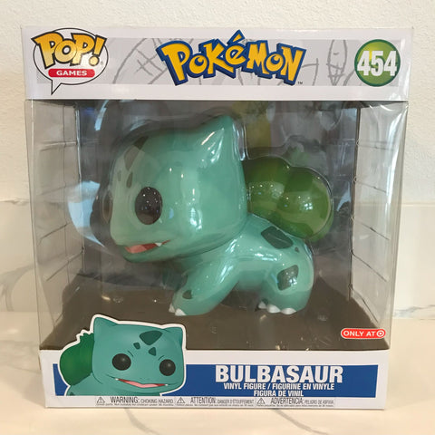 Funko Pop Bulbasaur 454 10" Inches Super Sized Pokemon Games Target Exclusive