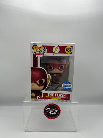 Funko Pop The Flash #434 Glitter Diamond Collection DC Fandome Shop Exclusive