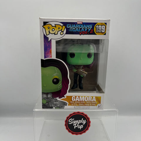Funko Pop Gamora #199 Marvel Guardians Of The Galaxy Vol. 2 Vaulted - B