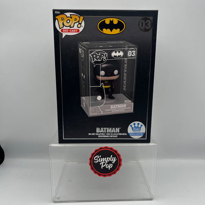 Funko Pop Batman #03 Diecast Die-cast Shop Exclusive DC Comics Sealed