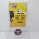 Funko Pop LeBron James #53 Purple Jersey Lakers Basketball-Pop! Vinyl-Simply Pop