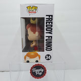 Funko Pop Freddy Funko as Hulk Hogan Fred Rules #34 LE 500 PCS Grail