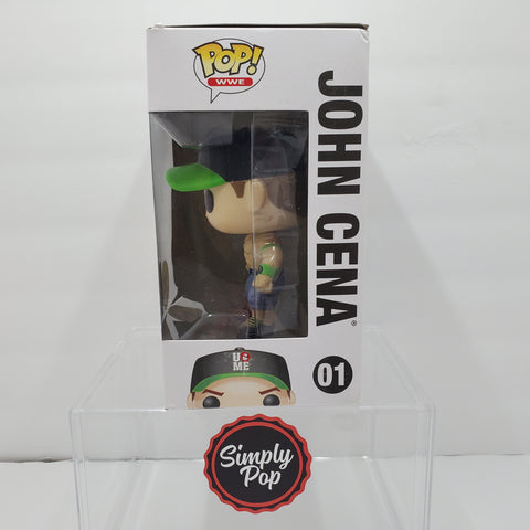 Funko Pop John Cena Green Hat #01 Vaulted WWE Exclusive Grail