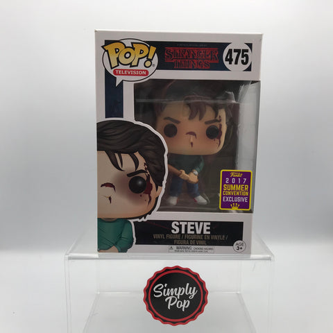 Funko Pop Steve With Baseball Bat #475 2017 SDCC Summer Convention Exclusive