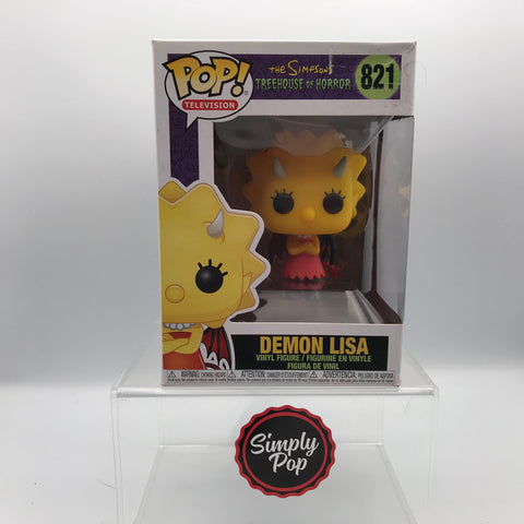 Funko Pop Demon Lisa #821 The Simpsons Treehouse Of Horror - B