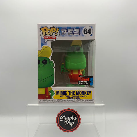 Funko Pop Mimic The Monkey #64 Pez 2019 NYCC Fall Convention Exclusive