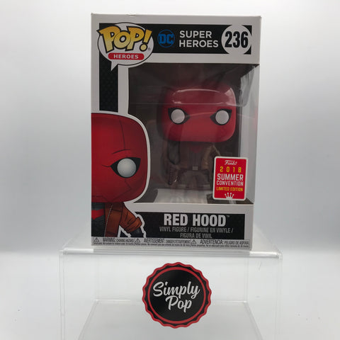 Funko Pop Red Hood #236 2018 SDCC Summer Convention Exclusive Justice League