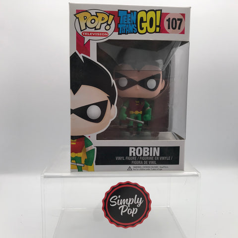 Funko Pop Robin #107 Vaulted Teen Titans Go! Television