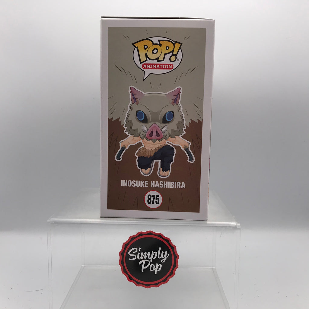 Inosuke Hashibira #875 (Flocked) Funko Pop! - Demon Slayer - Chalice C