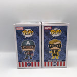 Funko Pop WWII Ultimates Captain America #821 Nomad Steve Rogers #820 Marvel Collector Corps