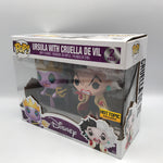 Funko Pop Ursula With Cruella De Vil 2-Pack Disney Hot Topic Exclusive