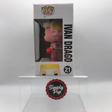 Funko Pop Ivan Drago #21 Movies Rocky Vaulted Grail With Hard Stack