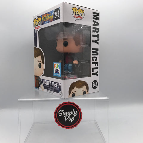 Funko Pop Marty McFly Hoverboard #245 Fun.com Exclusive Vaulted