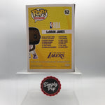 Funko Pop LeBron James #52 White Jersey Lakers Basketball