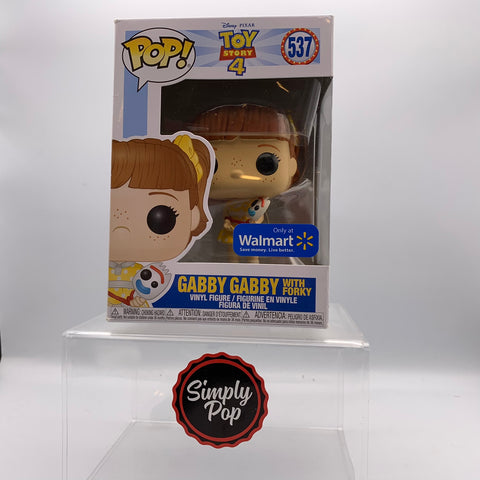 Funko Pop Gabby Gabby Holding Forty #537 Disney Toy Story 4 Walmart Exclusive