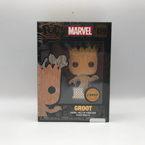Funko Pop Enamel Pin Groot #09 Limited Edition Chase Marvel Guardians Of The Galaxy