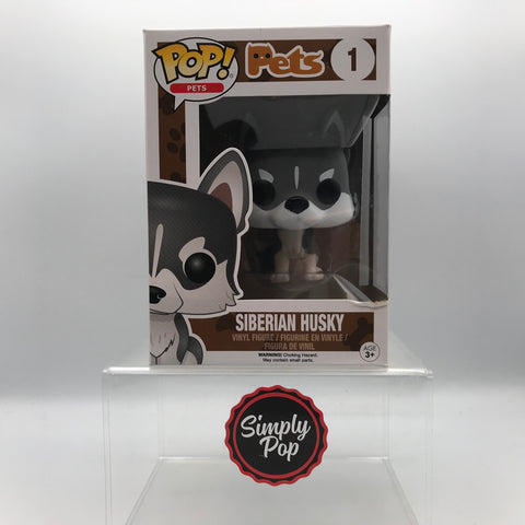 Funko Pop Siberian Husky #1 Pets Vaulted