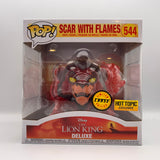 Funko Pop Scar With Flames (Red) #544 Chase Movie Moments Disney Lion King Hot Topic Exclusive Deluxe Box Set