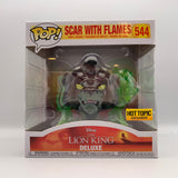 Funko Pop Scar With Flames #544 Movie Moments Disney Lion King Hot Topic Exclusive Deluxe Box Set