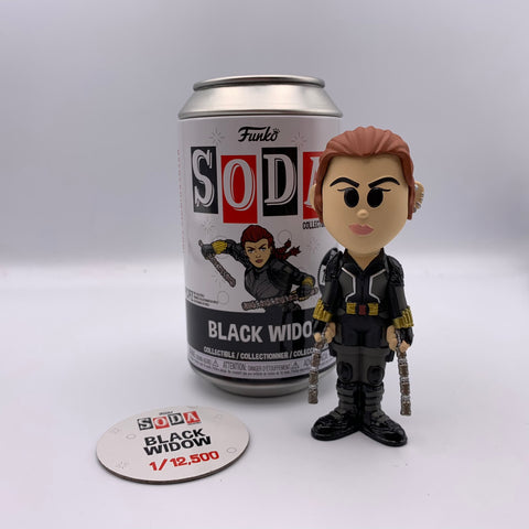 Funko Pop Soda Black Widow Limited Edition 15,000 pcs 2021 Wondrous Convention