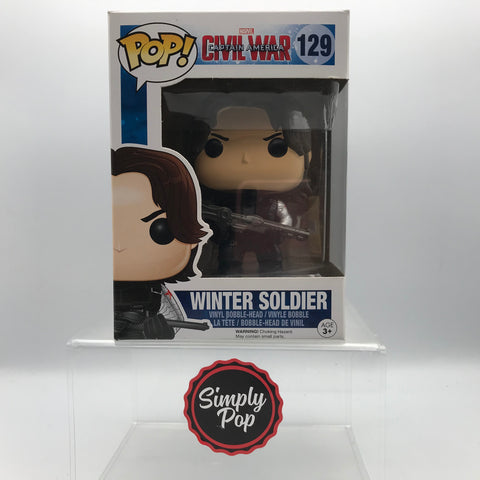 Funko Pop Winter Soldier #129 Captain America Civil War Marvel