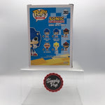 Funko Pop Sonic With Ring #283 Metallic GameStop Exclusive Games Sonic The Hedgehog