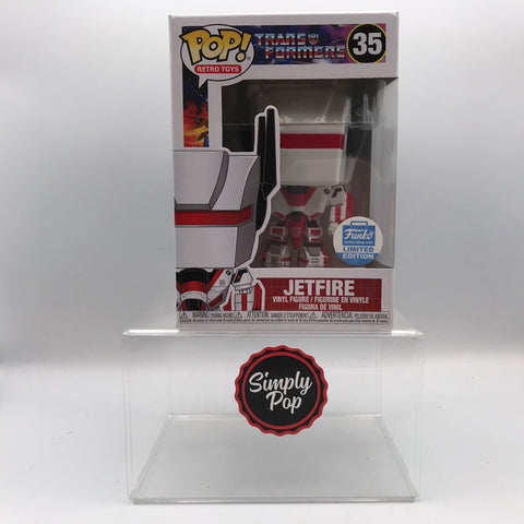 Funko Pop Jetfire #35 Transformers Retro Toys Shop Exclusive Limited Edition