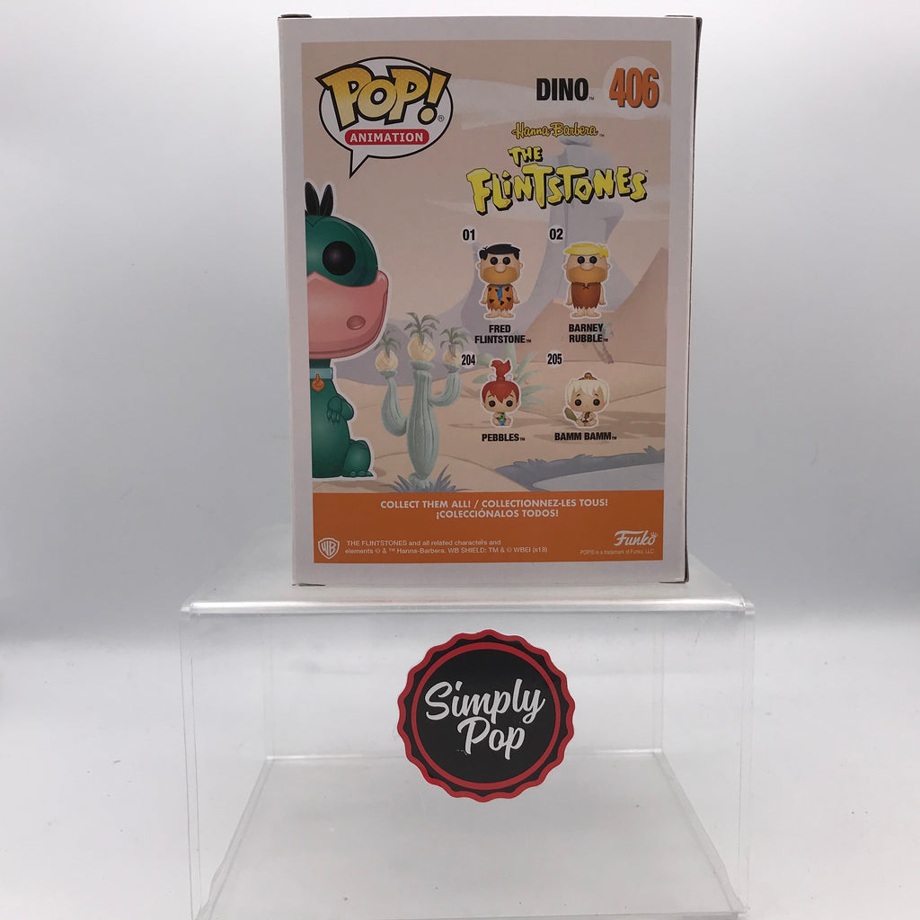 Funko Pop! The Flintstones Yellow Dino 406 Exclusivo Original - Moça do Funko Pop! The Flintstones Yellow Dino 406 Exclusivo Original - Moça do