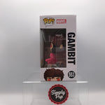 Funko Pop Gambit With Cards #553 Glow Entertainment Earth Exclusive X-Men